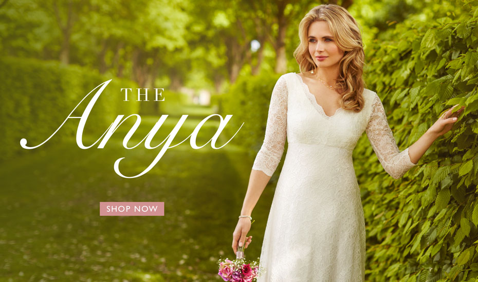 Anya Lace Wedding Gown Ivory Anya Lace Wedding Gown Ivory