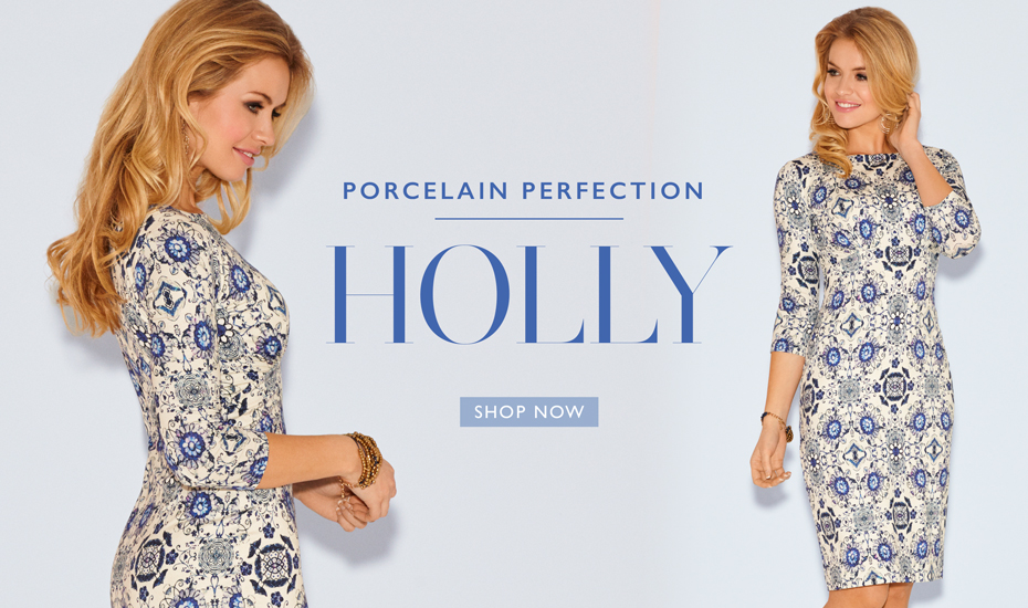 Holly Dress Short Porcelain Blue Holly Dress Short Porcelain Blue