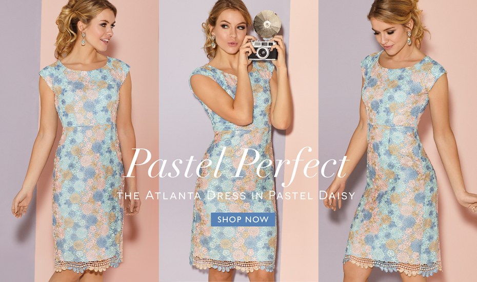 Atlanta Dress Short Pastel Daisy Atlanta Dress Short Pastel Daisy