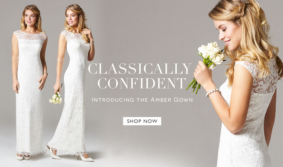 Amber Wedding Gown Long Ivory Amber Wedding Gown Long Ivory