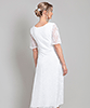 Eliza Asymmetric Dress (Ivory) by Alie Street
