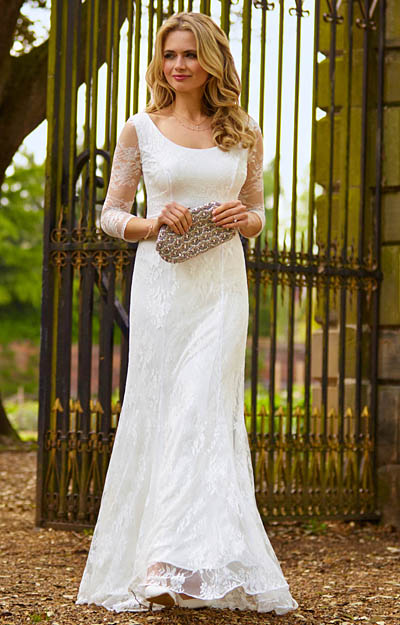 Maria Wedding Gown Ivory by Alie Street