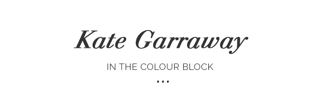 Kate Garraway in the Colour Block Dress Marine