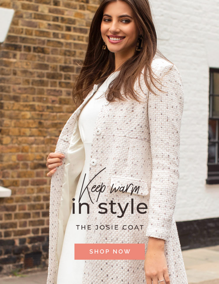 Josie Coat Ivory Ice Bouclé Josie Coat Ivory Ice Bouclé