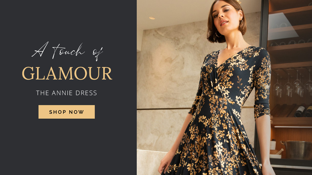 Annie Dress Short (Golden Blossom)