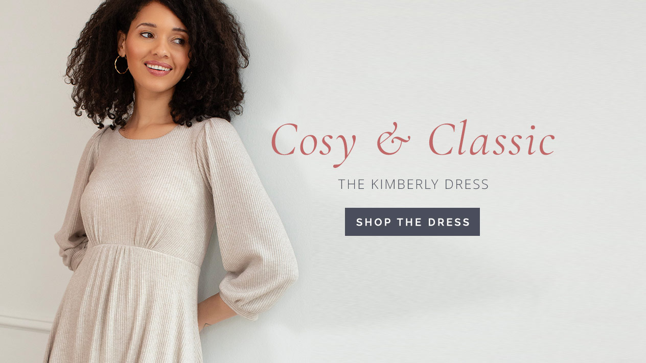 Kimberly Midi Dress (Sparkle Latte)