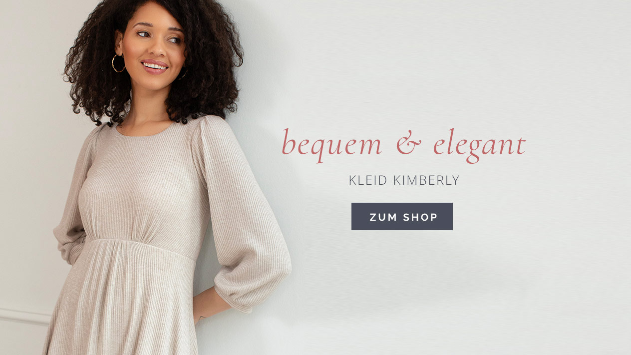Midkleid Kimberly (Glitzer Beige)