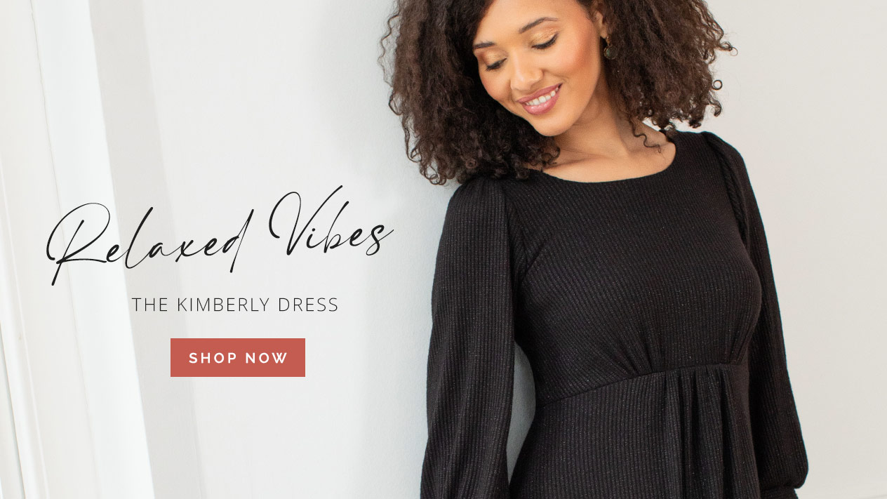 Kimberly Midi Dress (Sparkle Black)