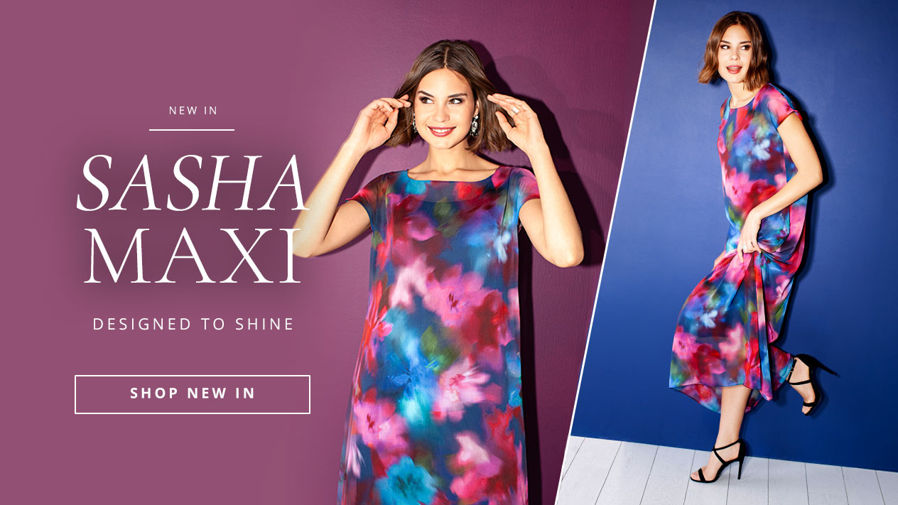 Sasha Maxi Dress (Moonlit Florals)