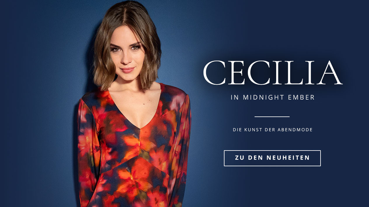 Midikleid Cecelia (Mitternachtsglut)