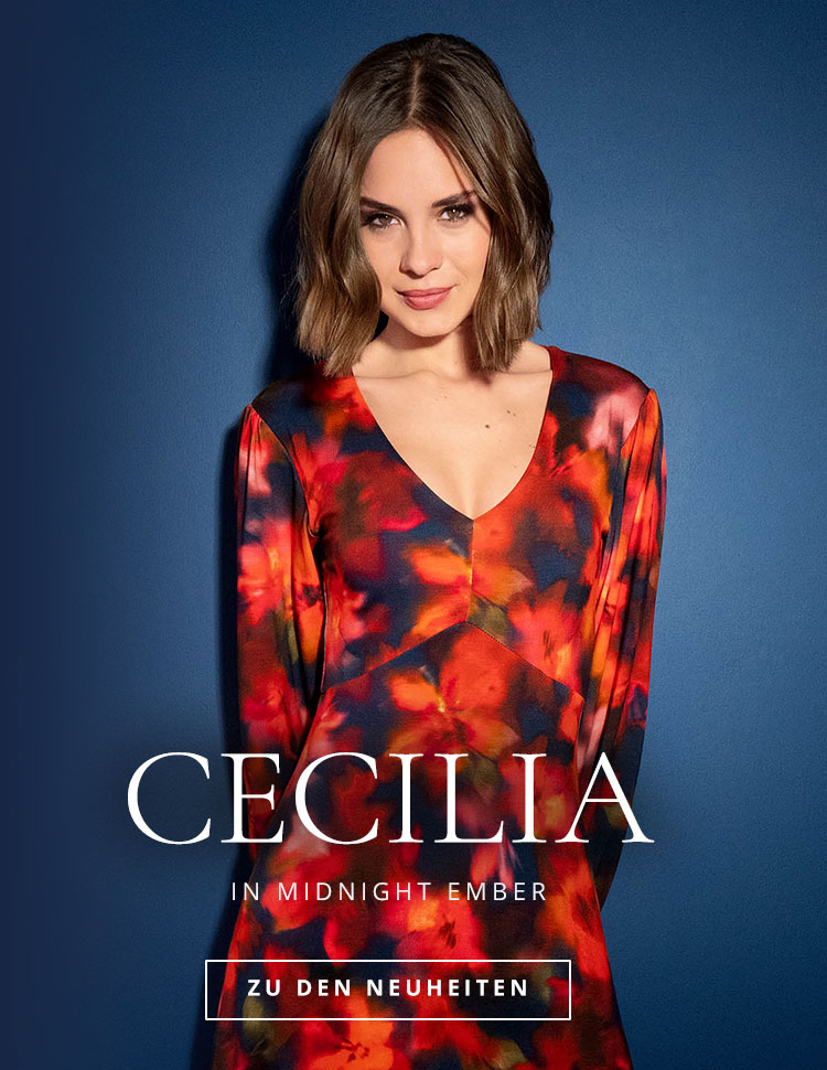 Midikleid Cecelia (Mitternachtsglut)