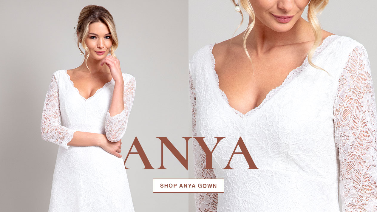 Anya Lace Wedding Gown Ivory