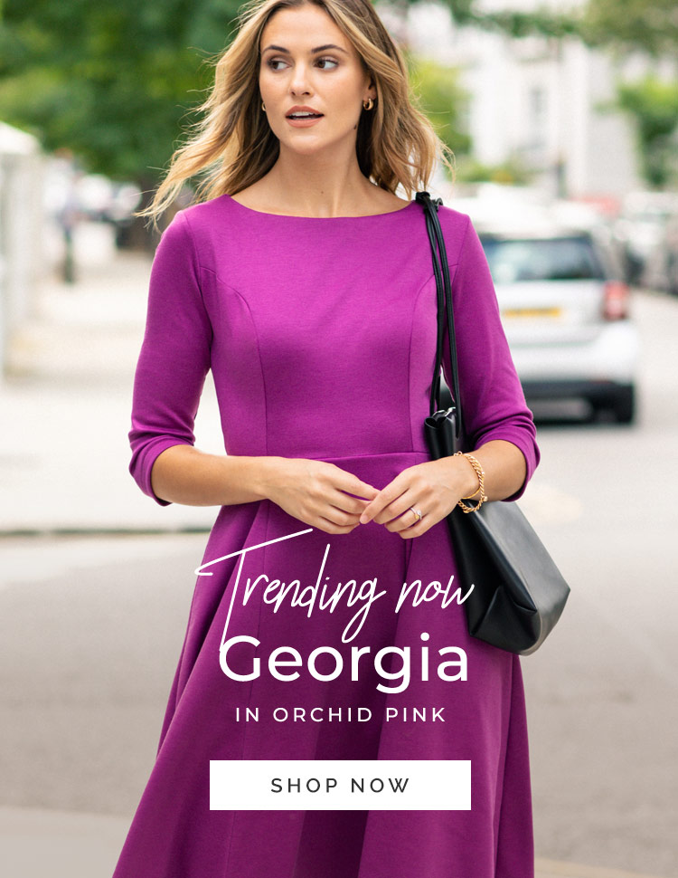 Georgia Dress Orchid Pink