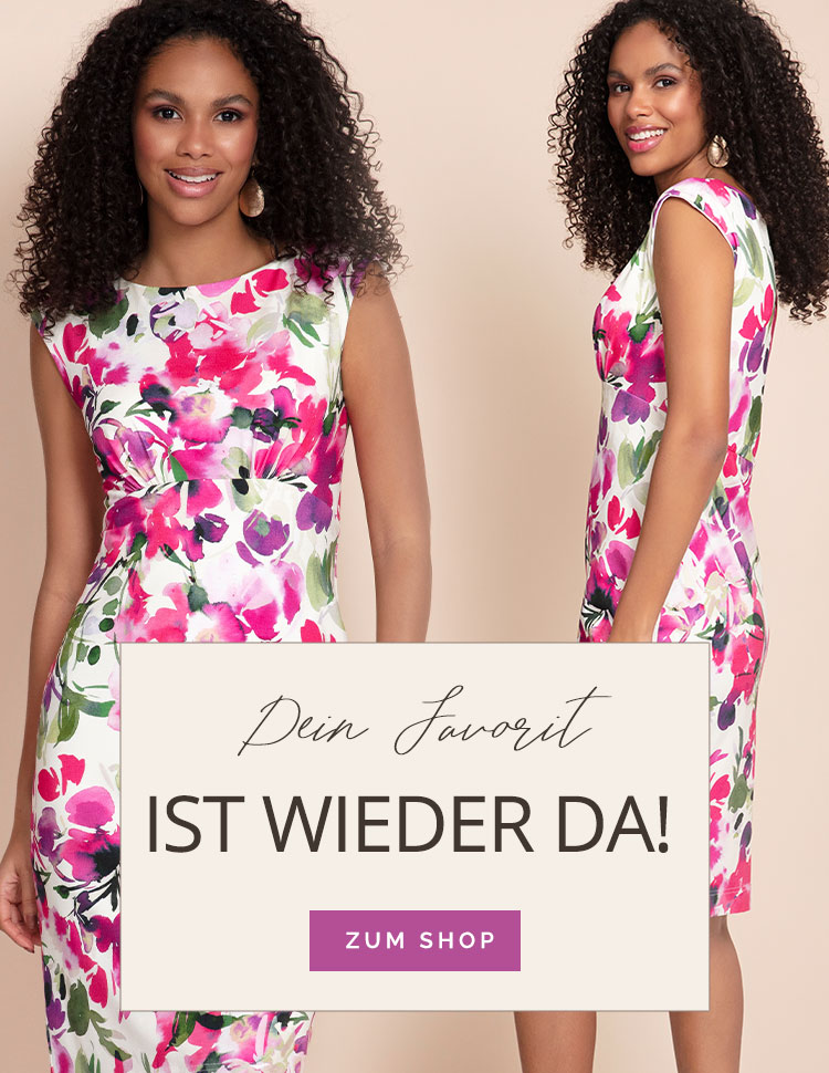 Etuikleid Pippa Fuchsia Florals