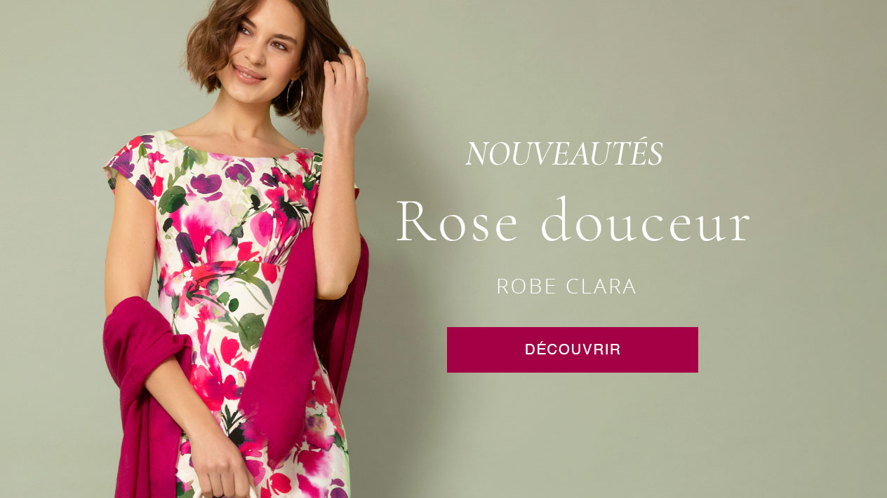 Robe Clara (Fleurs Fuchsia)