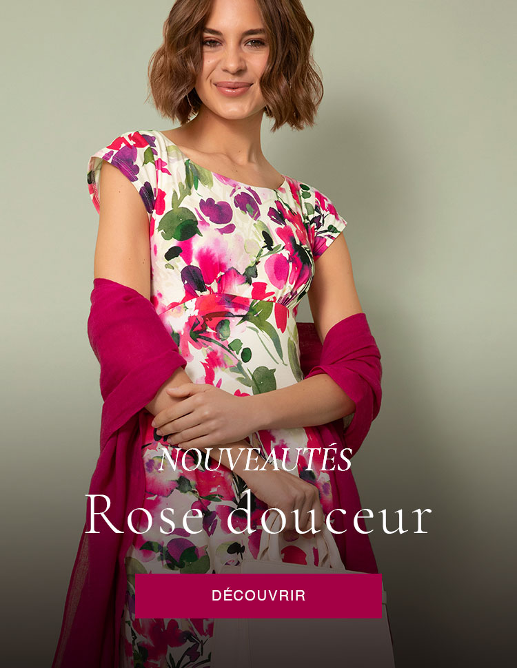 Robe Clara (Fleurs Fuchsia) Robe Clara (Fleurs Fuchsia)