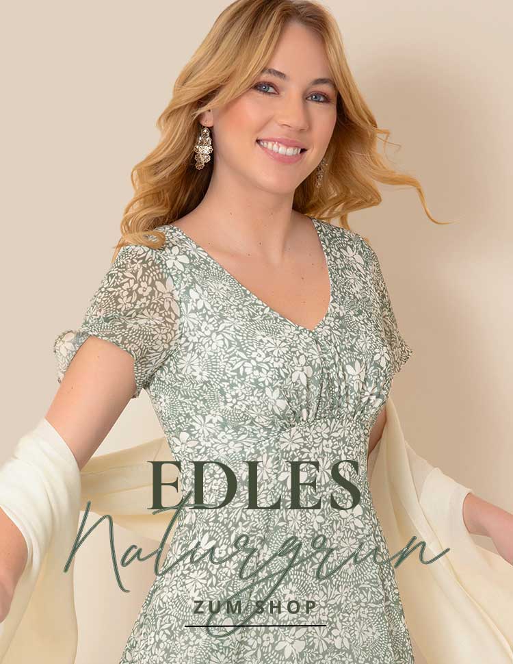 Kleid Miranda-Kleid (Edles Naturgrün)