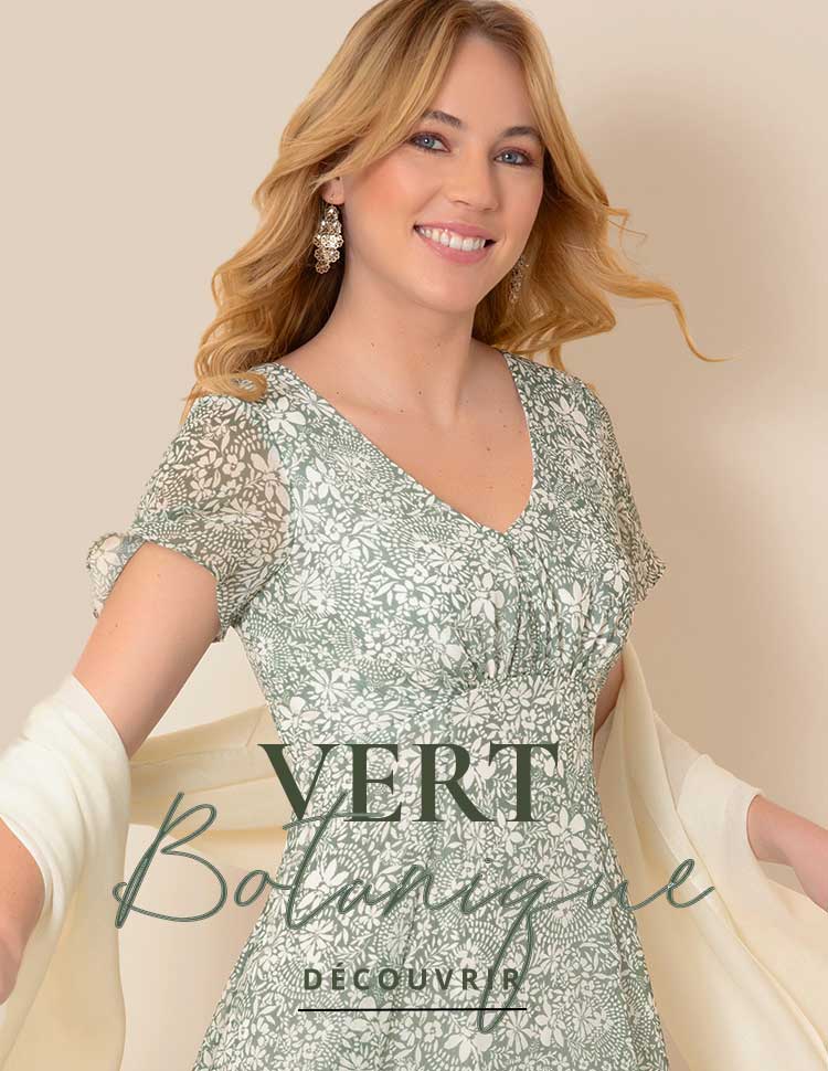 Robe Miranda (Vert Botanique)