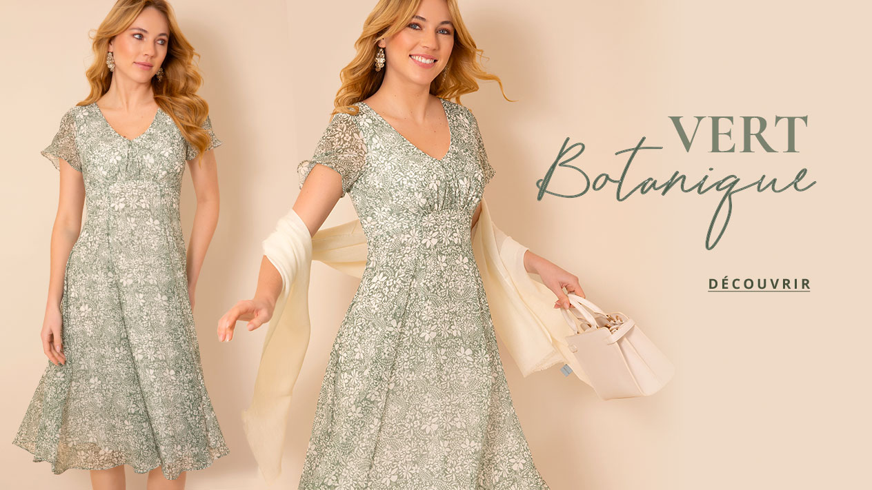 Robe Miranda (Vert Botanique)