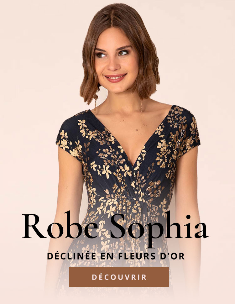 Robe longue Sophia (Fleurs d’Or) Robe longue Sophia (Fleurs d’Or)
