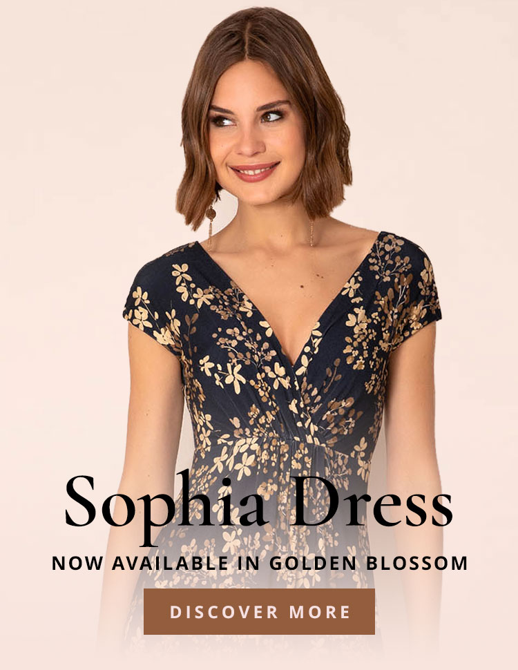 Sophia Maxi Dress (Golden Blossom)