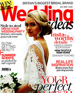 Comme on a pu la voir sur Wedding Ideas Magazine