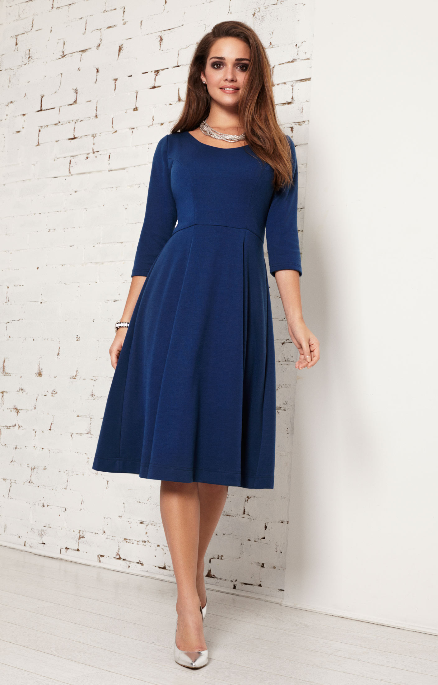 Claire Day Dress Deep Ultramarine Evening Dresses Occasion Wear and Wedding Dresses by Alie Street