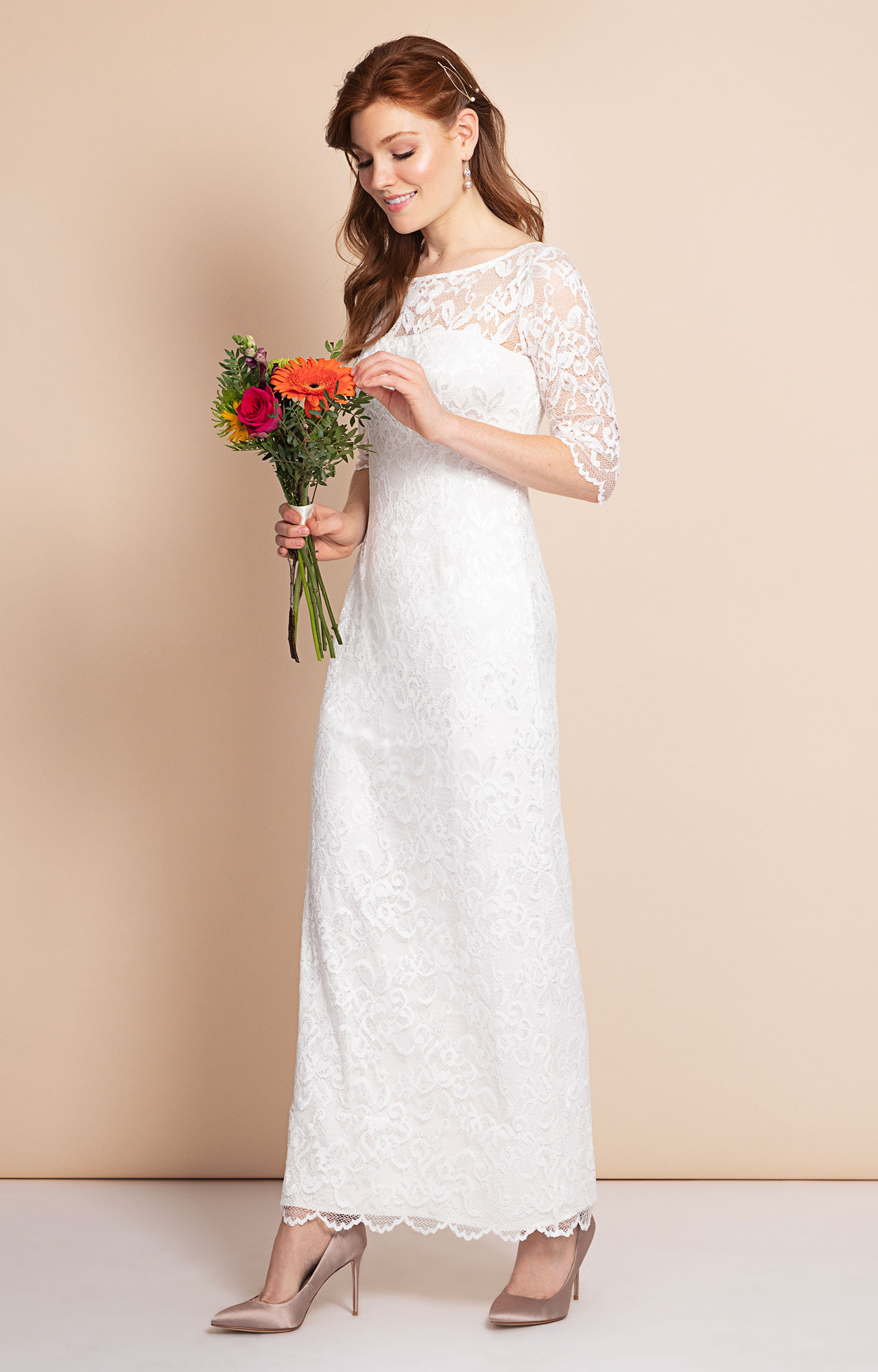 Lila Wedding Gown Long Ivory - Wedding Dresses, Evening Wear and Party  Clothes by Alie Street.