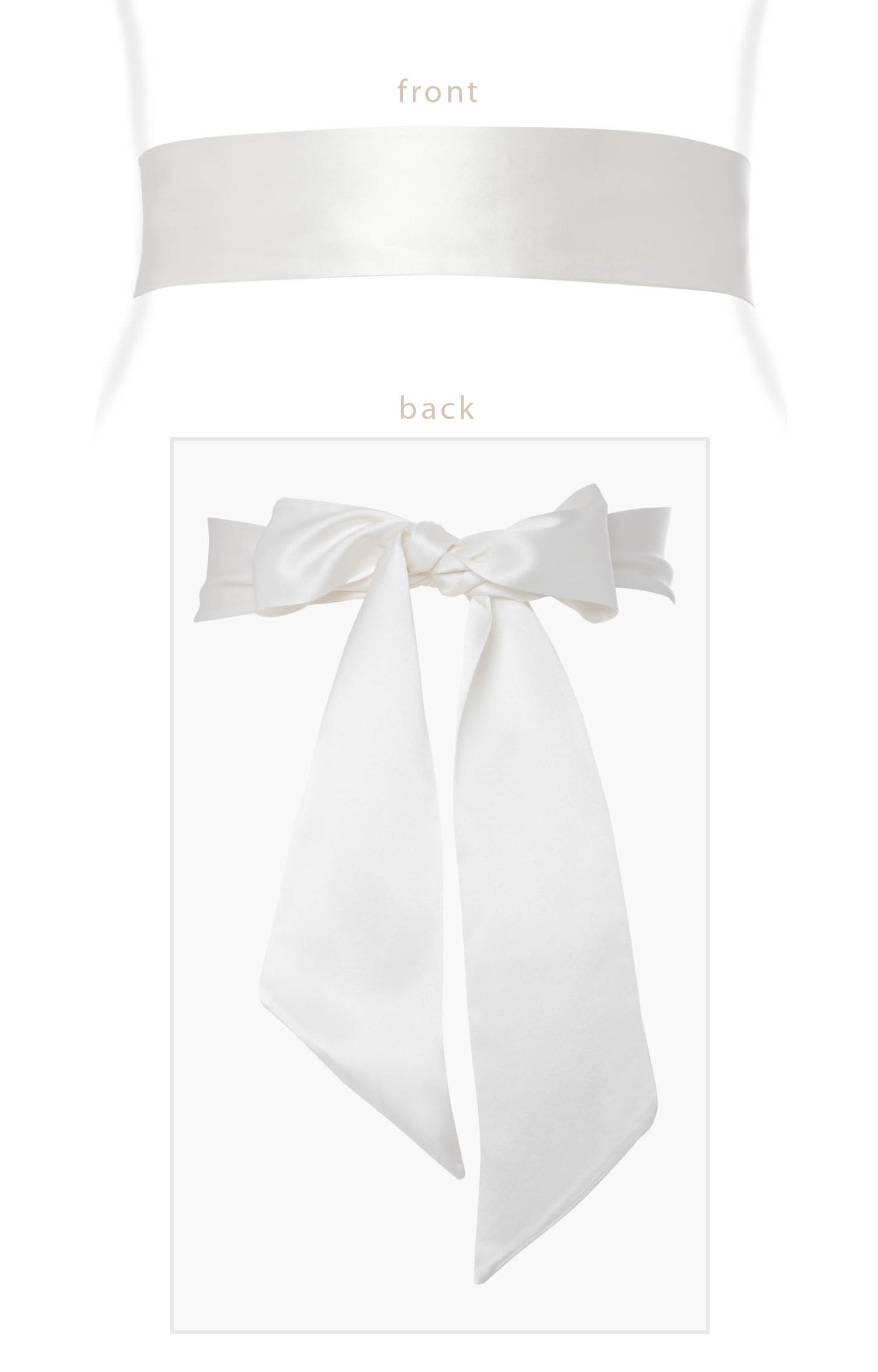ivory satin ribbon for wedding dress Satin Wedding Dress Spaghetti Straps with Big Bow A Line White Ivory Bridal Gown