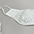 Masque visage de mariée Verona (Blanc Ivoire)