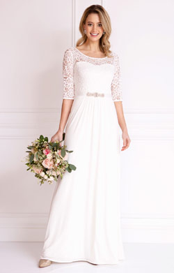 Adriana Gown Long (Ivory)