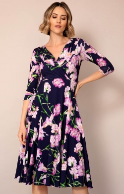 Annie Dress Short (Midnight Blossom)