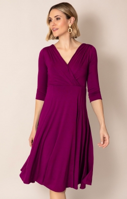Kleid Annie Petite (Weinrot)