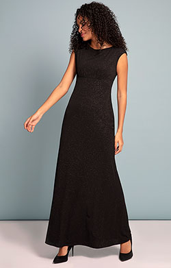 Pippa Gown (Sparkle Black)