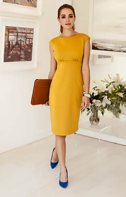 Pippa Shift Day Dress Artisan Gold Pippa Shift Day Dress Artisan Gold