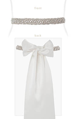 Art Deco Sash (Ivory)