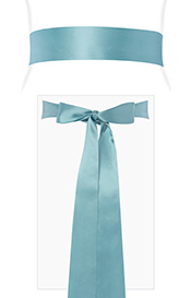 Smooth Satin Sash Long (Peppermint)