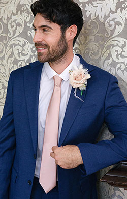 Cravate de marié (Rose Vintage)