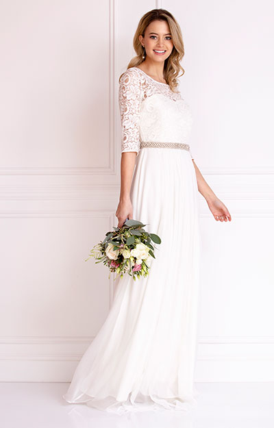 silk shift dress for wedding