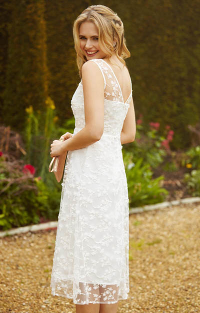 Azalia Midi Wedding Gown Ivory - Evening Dresses, Occasion Wear and ...