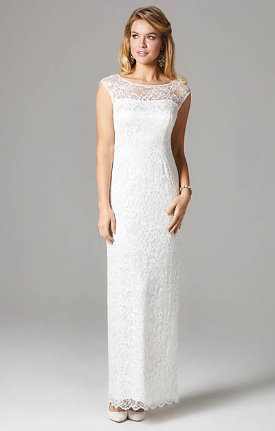 Amber Wedding Gown Long Ivory by Tiffany Rose