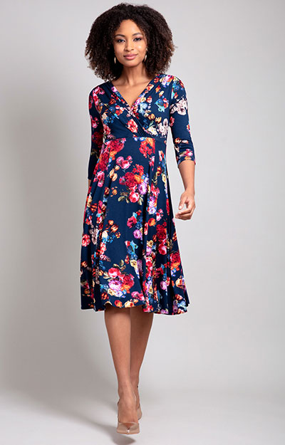 Annie Dress Midnight Garden by Alie Street