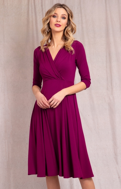 Annie Dress (Plum Wine) by Alie Street