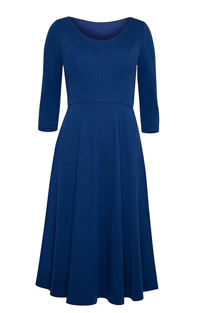 Claire Day Dress (Deep Ultramarine) - Evening Dresses, Occasion Wear ...