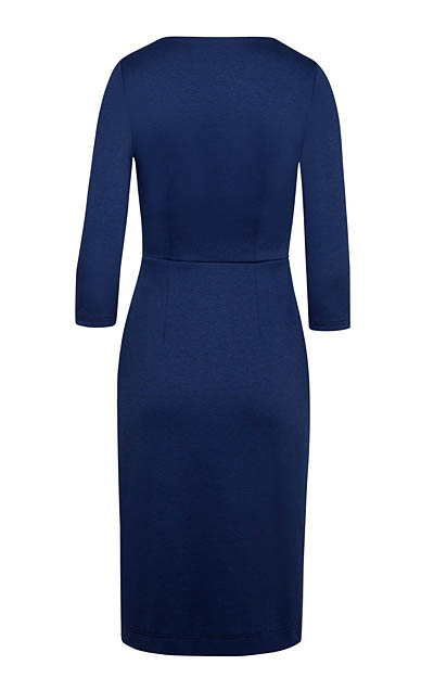 Emily Shift Day Dress Deep Ultramarine - Evening Dresses, Occasion Wear ...