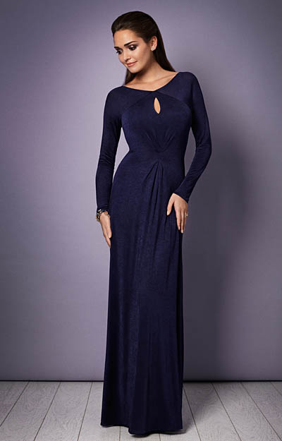 Robe Longue Jolie Bleu Éclipse by Alie Street