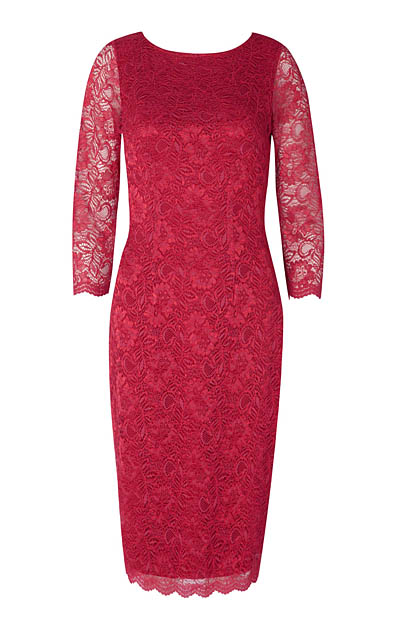 Katherine Lace Occasion Dress Scarlet - Evening Dresses, Occasion Wear ...