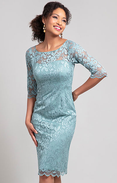 Robe Lila courte (Vert Glacial) by Alie Street