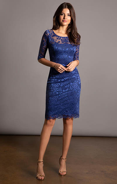 Lila Occasion Dress Short Windsor Blue - Evening Dresses, Occasion Wear