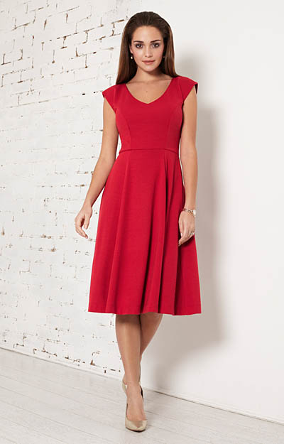 Robe Olivia (Piment Rouge) by Alie Street